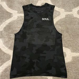 Men’s lululemon x SoulCycle Metal Vent Tank | S | Black Camo